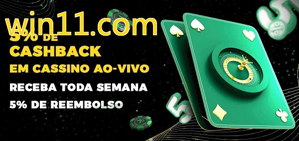 Promoções do cassino ao Vivo win11.com